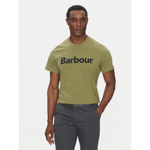 Barbour T-shirt Logo MTS0531OL39 Zelena Tailored Fit