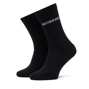 Ženske visoke čarape JACQUEMUS 21H213AC003-5000 Crna