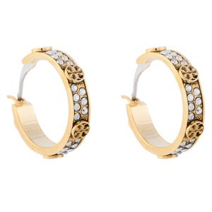 Naušnice Tory Burch Small Miller Stud Hoop 153688 Zlatna