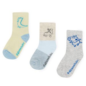 Set od 3 para dječjih visokih čarapa Peppa Pig ACCS-SS24-234PP-A Plava