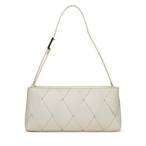 Torbica Calvin Klein Ck Woven Elongated Shoulder Bag K60K612992 Bijela