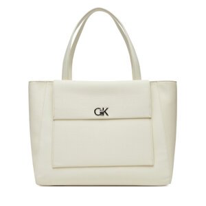 Torbica Calvin Klein Ck Medium Shopper_Tex K60K613178 Bijela