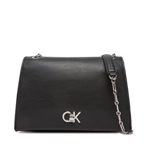 Torbica Calvin Klein Re-Lock Medium Chain LV04F3104G Crna