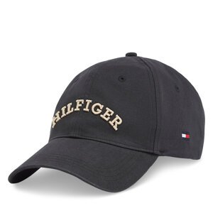 Šilterica Tommy Hilfiger Th Monotype Soft 6 Panel Cap AM0AM13165 Crna