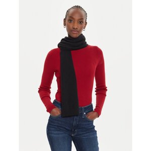 Šal Calvin Klein Embroidery Fine K60K612601 Crna