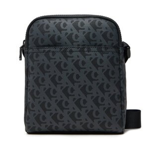 Crossover torbica Calvin Klein Jeans Matte Aop Reporter 18 LV04G3115G Crna