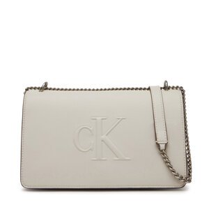 Torbica Calvin Klein Jeans Sculpted Ew Flap25 Shoulder Bag LV04K3035G Bijela