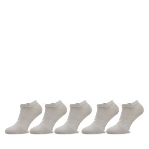 Set od 5 para dječjih niskih čarapa 4F 4FJWSS24USOCF247 Siva