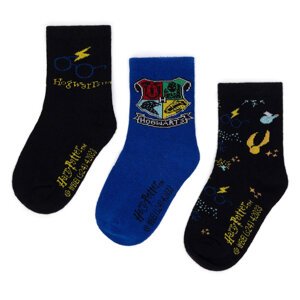 Čarape Harry Potter ACCCS-AW24-226WBHP (3-pack) Crna