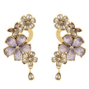 Naušnice Guess JUBE05 101JW Zlatna