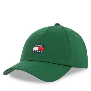 Šilterica Tommy Jeans Tjm Linear Logo Cap AM0AM12958 Zelena