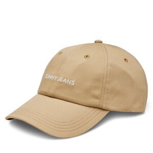 Šilterica Tommy Jeans Tjm Linear Logo Cap AM0AM12024 Bež