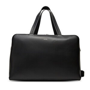 Torba Calvin Klein Ck Premium Leather Weekender K50K512931 Crna