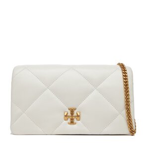 Torbica Tory Burch Kira iamond Quilt Chain Wallet 158624 Bijela