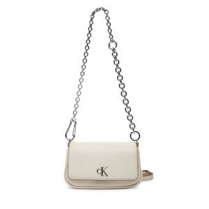 Torbica Calvin Klein Jeans Minimal Monogram Shoulder Bag20 LV04K3134G Écru