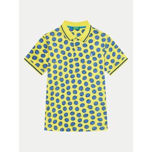 United Colors Of Benetton Polo 361YC301H Žuta Regular Fit