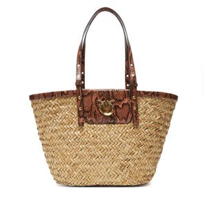Torbica PINKO Love Summer Basket PE 25 PLTT 103324 A2GO Bež