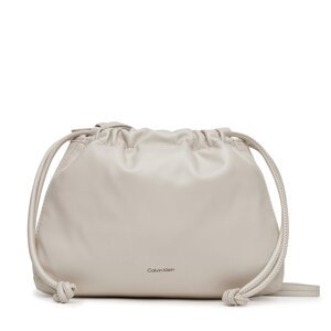 Torbica Calvin Klein Jeans Drawstring Crossbody26 LV04K3060G Bijela