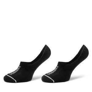 Set od 2 para ženskih niskih čarapa Emporio Armani 292315 4R227 00020 Crna