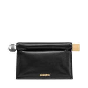 Torbica JACQUEMUS La Pochette Rond Carre 24E233BA356-3171 Crna