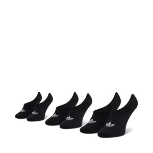 Set od 3 para unisex visokih čarapa niskih čarapa adidas No-Show Socks 3P FM0677 Crna