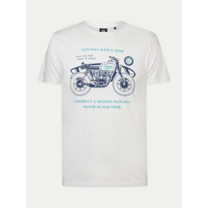 Petrol Industries T-shirt M-1040-TSR707 Bijela Regular Fit