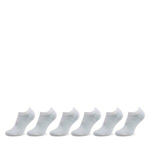 Set od 6 para unisex stopalica Under Armour Ua Essential No Show 6Pk 1382611-100 Bijela