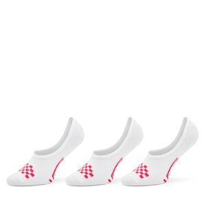 Set od 3 para ženskih niskih čarapa Vans Wm Classic Canoodle 6.5-10 3Pk VN0A48HDJU41 Bijela
