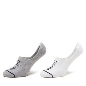 Set od 2 para ženskih niskih čarapa Emporio Armani 292315 4R227 01848 Šarena