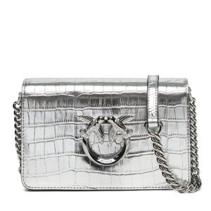 Torbica PINKO Love Click Mini AI 24-25 PLTT 100067 A1W5 Srebrna