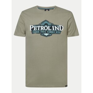 Petrol Industries T-shirt M-1040-TSR602 Zelena Regular Fit
