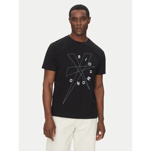 John Richmond T-shirt UMP25020TS Crna Regular Fit