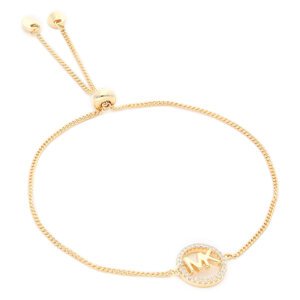 Narukvica Michael Kors Logo Circle Slider MKC1246AN710 Zlatna