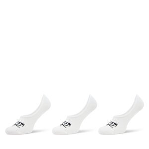 Set od 3 para unisex visokih čarapa niskih čarapa Reebok R0351-SS24 (3-pack) Bijela