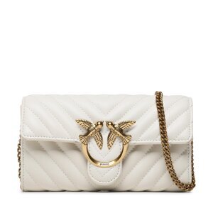 Torbica Pinko Love Mini Icon Wallet C PE 23 PLTT 100062 A0GK Écru